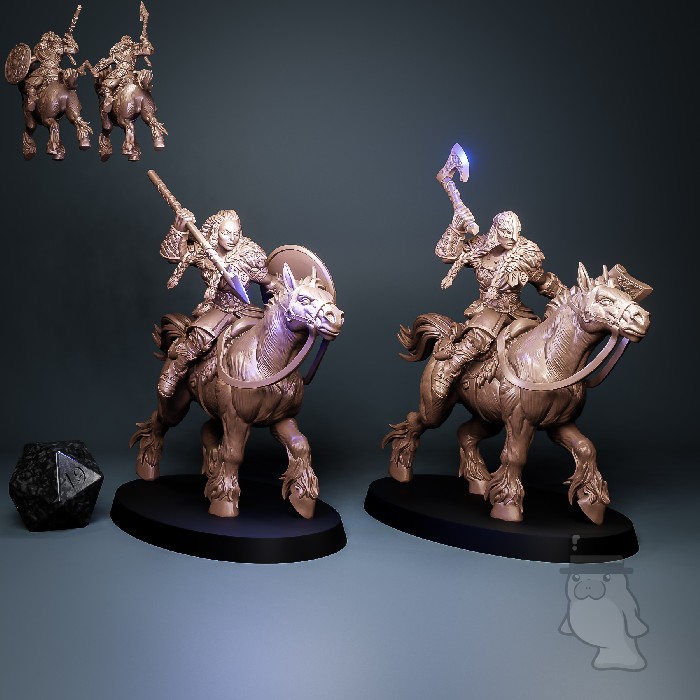 Artisan Guild – Skutagaard Warhorses – Figurines à Monter Et Peindre – Neuf